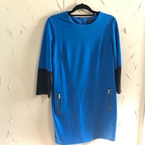 Madison Leigh Zippered Pockets Shift Dress size 10